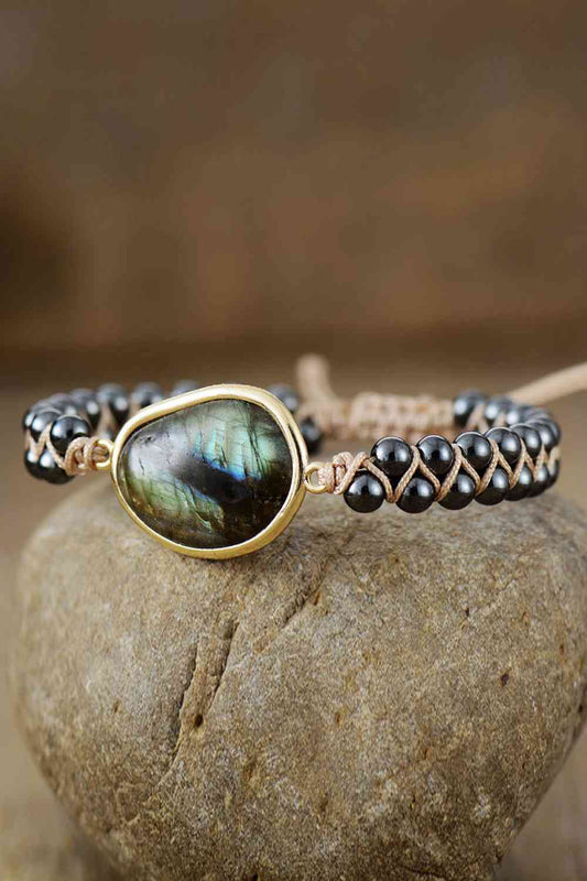Natural Stone Beaded Bracelet - Whimsi