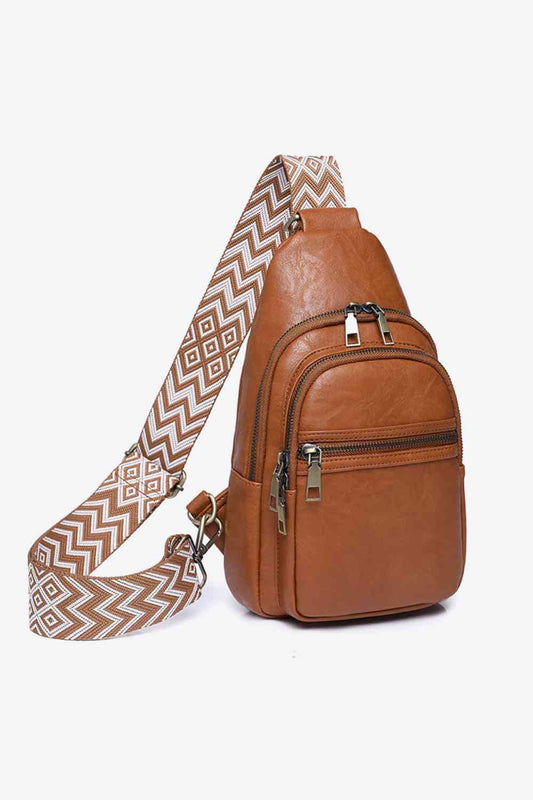 Adored It's Your Time PU Leather Sling Bag - Whimsi