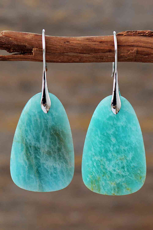 Natural Stone Dangle Earrings - Whimsi